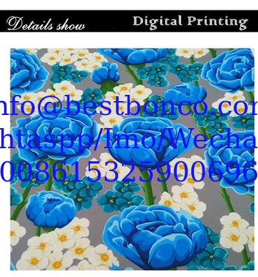 Spun polyester voile 3D Digital Printing super finishing quality Japanese Quality finishing fabrics for fashion