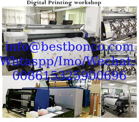 3D Digital Printing super finishing quality Japanese Quality finishing fabrics for fashion