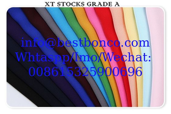 KOREA High quality Grade AAA+ micro crepe plain dyed fabric various colors available yearly supplying