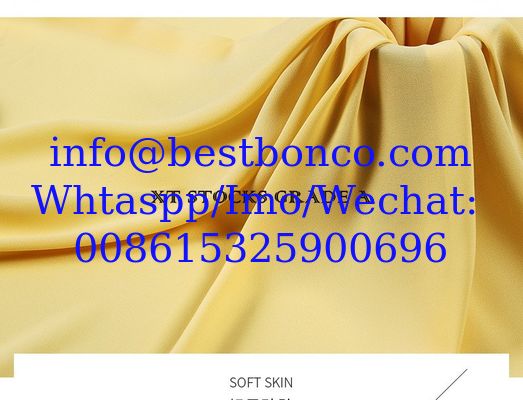 KOREA High quality Grade AAA+ micro crepe plain dyed fabric various colors available yearly supplying