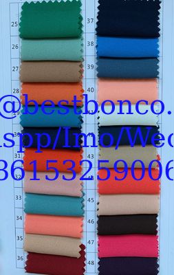KOREA High TWISTED quality Grade AAA+ micro crepe plain dyed fabric various colors available yearly supplying