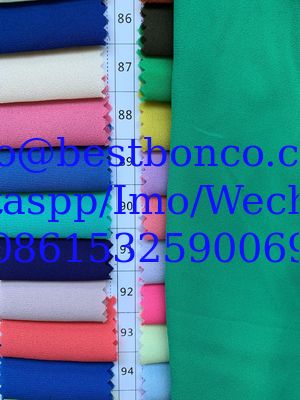 KOREA High TWISTED quality Grade AAA+ micro crepe plain dyed fabric various colors available yearly supplying