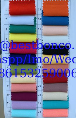 KOREA High TWISTED quality CHEAP FABR Grade AAA+ micro crepe plain dyed fabric various colors available yearly supplying
