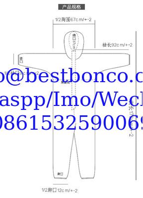 Spot wholesale isolation clothing Siamese hooded isolation clothing Non-medical epidemic isolation clothing Dust-free wo