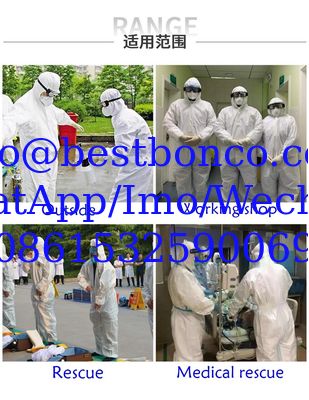 Spot wholesale isolation clothing Siamese hooded isolation clothing Non-medical epidemic isolation clothing Dust-free wo