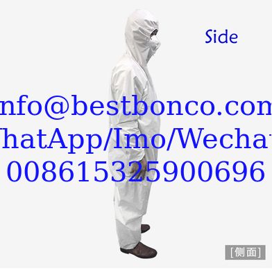 Spot wholesale isolation clothing Siamese hooded isolation clothing Non-medical epidemic isolation clothing Dust-free wo