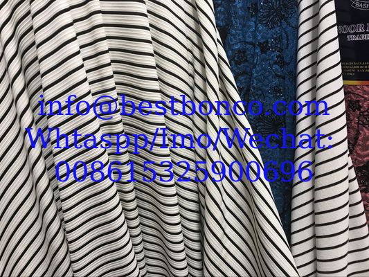 Fabric Knitting 3d strips design stock lot high quality cheap price fashion fabric design