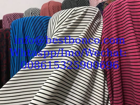Fabric Knitting 3d strips design stock lot high quality cheap price fashion fabric design