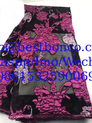 African lace fabric High Quality Embroidered Brocade Lace french Tulle Lace Fabric for nigeria party dress