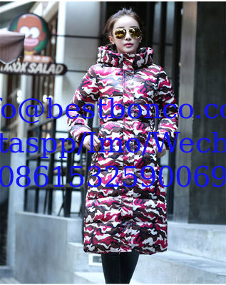 Fashion Winter Cotton Padded Jacket Women Thick Print Female Coat Parka Warm Winter Long Jackets Ladies Overcoat