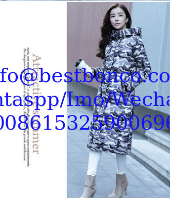 Fashion Winter Cotton Padded Jacket Women Thick Print Female Coat Parka Warm Winter Long Jackets Ladies Overcoat