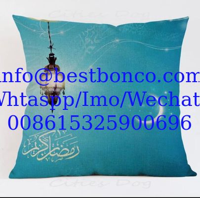 2020 Muslim Halal Ramadan Eid Mubarak Home Decoration Supplies Pillow Sleeve Custom without Pillow