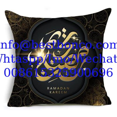 2020 Muslim Halal Ramadan Eid Mubarak Home Decoration Supplies Pillow Sleeve Custom without Pillow