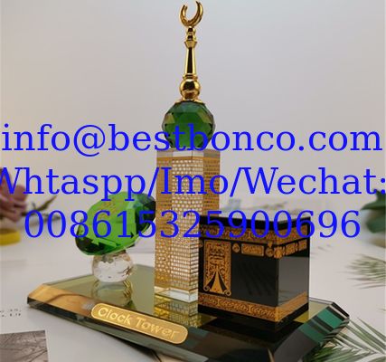 Eid Mubarak Islamic Muslim Ramadan Festival Crystal Decoration Keel Kaaba Architectural Model