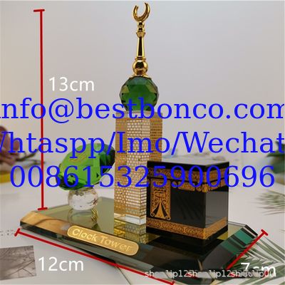 Eid Mubarak Islamic Muslim Ramadan Festival Crystal Decoration Keel Kaaba Architectural Model