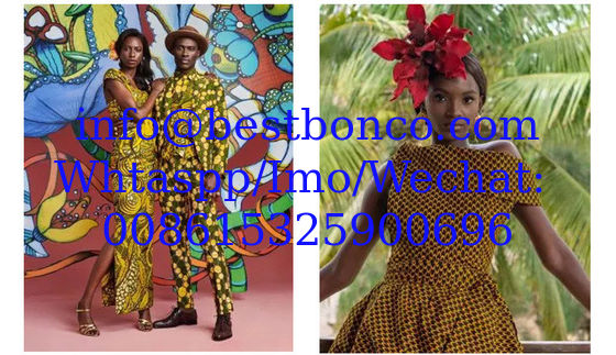 Spring New African Ethnic Clothing Cotton Printed Cloth Amazon Cross-Border Batik Fabric Wholesale