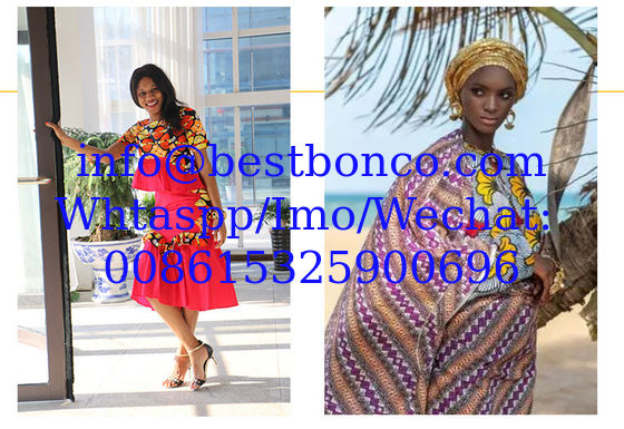 Spring New African Ethnic Clothing Cotton Printed Cloth Amazon Cross-Border Batik Fabric Wholesale