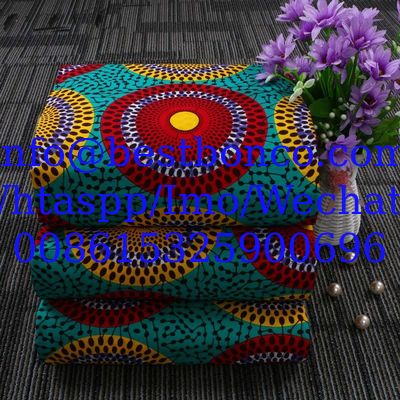 Spring New African Ethnic Clothing Cotton Printed Cloth Amazon Cross-Border Batik Fabric Wholesale