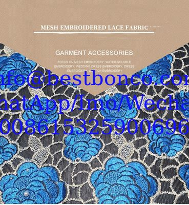 Factory direct sales new mesh lace embroidery lace fabric