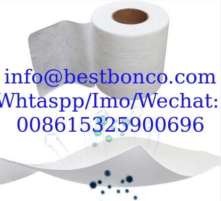Civil grade 25 grams BFE95 meltblown cloth disposable mask filter material meltblown nonwoven wholesale wholesale a smal