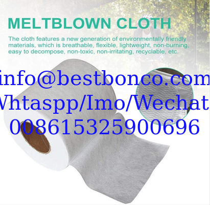 Civil grade 25 grams BFE95 meltblown cloth disposable mask filter material meltblown nonwoven wholesale wholesale a smal