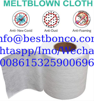 Civil grade 25 grams BFE95 meltblown cloth disposable mask filter material meltblown nonwoven wholesale wholesale a smal