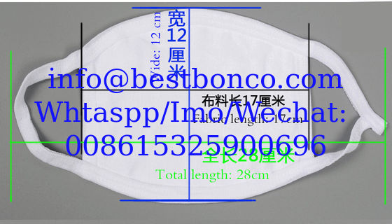 cotton mask with 2 layer and 3 layer high quality cheap price , big supply ability