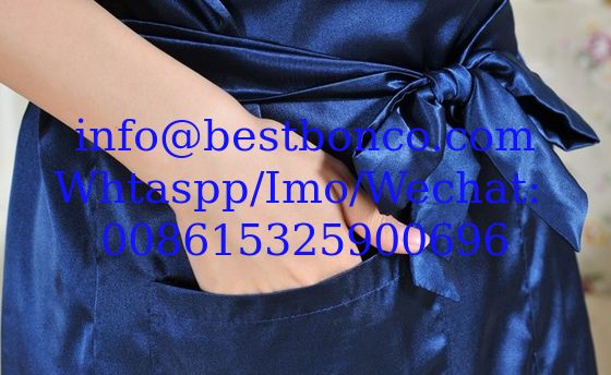 Twisted satin nightgown emulation silk ladies nightgown summer solid color silk long bathrobe Japanese kimono cardigan r