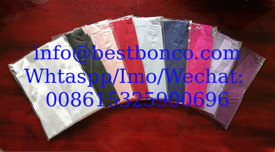 Twisted satin nightgown emulation silk ladies nightgown summer solid color silk long bathrobe Japanese kimono cardigan r