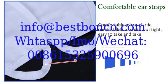 Three-layer cotton masks white black cotton masks Three-layer protective dust-proof and smog-proof men and women cotton