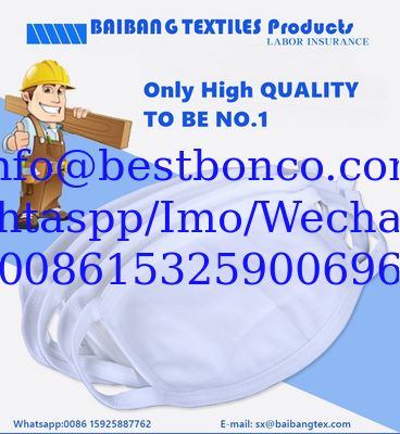 Three-layer cotton masks white black cotton masks Three-layer protective dust-proof and smog-proof men and women cotton