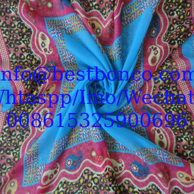 BBTSfinish®جودة اليا high twisted spun polyester voile plain dyed screen printing digital printing fabric 36", 44", 58"