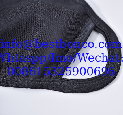 High quality cotton mask pure black