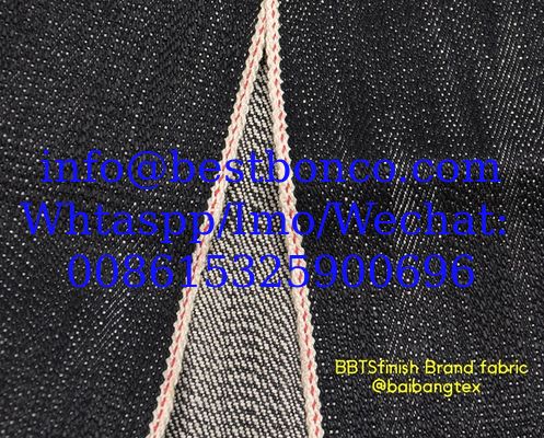 21.5 OZ denim 100% cotton fabric high quality indigo