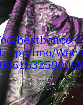 100% SPUN POLYESTER VOILE SUPER HIGH TWISTED PRINTING 58" صنع في اليابان