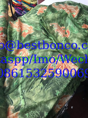 100% SPUN VISCOSE VOILE SUPER HIGH TWISTED PRINTING 58" صنع في اليابان