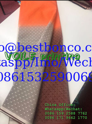 100% SPUN  VOILE SUPER HIGH TWISTED PRINTING 58" صنع في اليابان