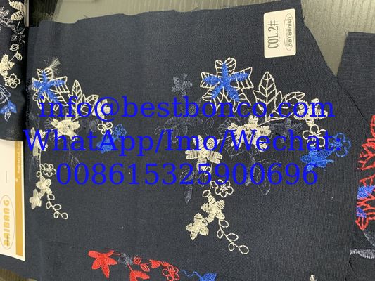 Linen embroidery fashion fabric