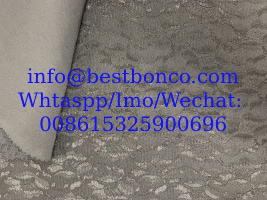 Spandex knitting lace scuba fabric