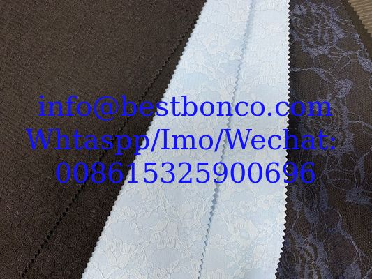 Spandex knitting lace scuba fabric