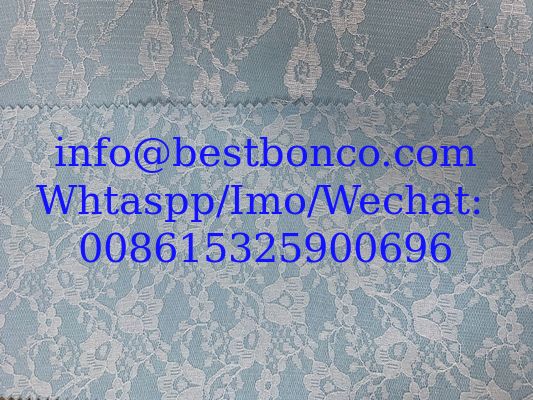 High Quality lace scube bonded fashion fabric