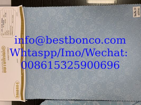 High Quality lace scube bonded fashion fabric