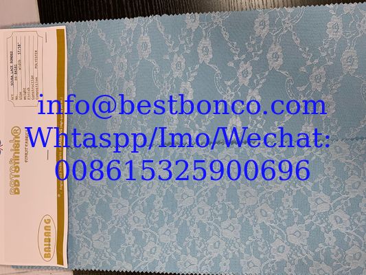 High Quality lace scube bonded fashion fabric