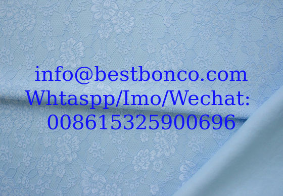 High Quality lace scube bonded fashion fabric
