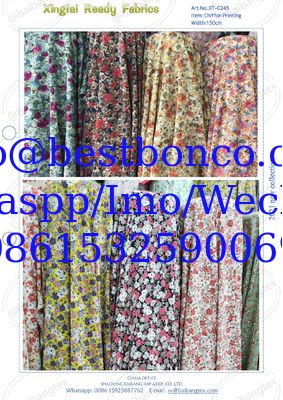chiffon printing fabric fashion design cheap price