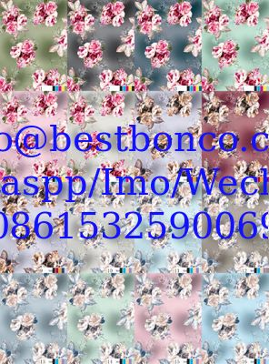 00144 Spun Polyester Super Twisted Full Voile NON-HAIR Finish digital printing