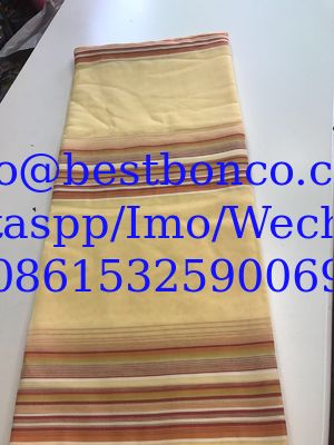 00144 Spun Polyester Super Twisted Full Voile NON-HAIR Finish digital printing