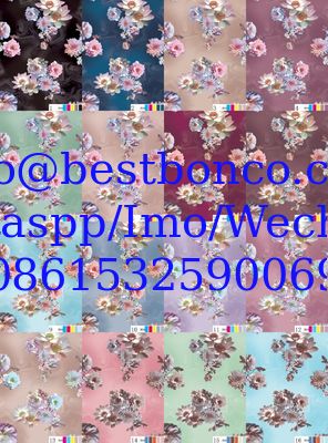 00144 Spun Polyester Super Twisted Full Voile NON-HAIR Finish digital printing