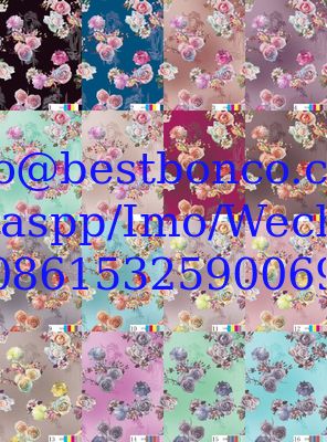 00144 Spun Polyester Super Twisted Full Voile NON-HAIR Finish digital printing