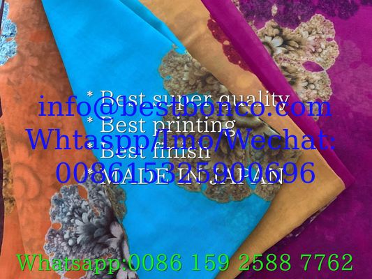 00144 Spun Polyester Super Twisted Full Voile NON-HAIR Finish digital printing